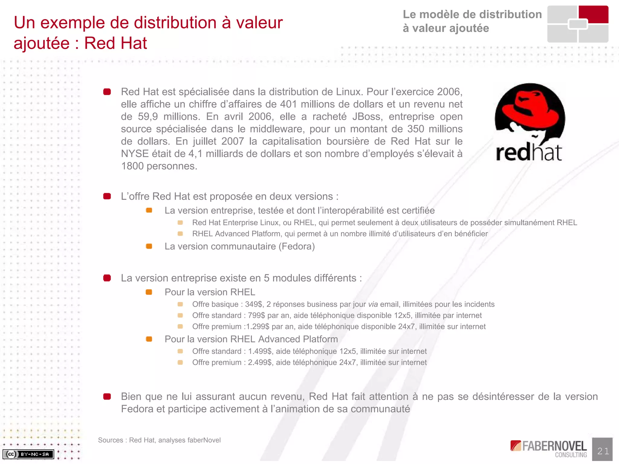 Research Paper-Les Business Models de l'Open Source, faberNovel Consulting