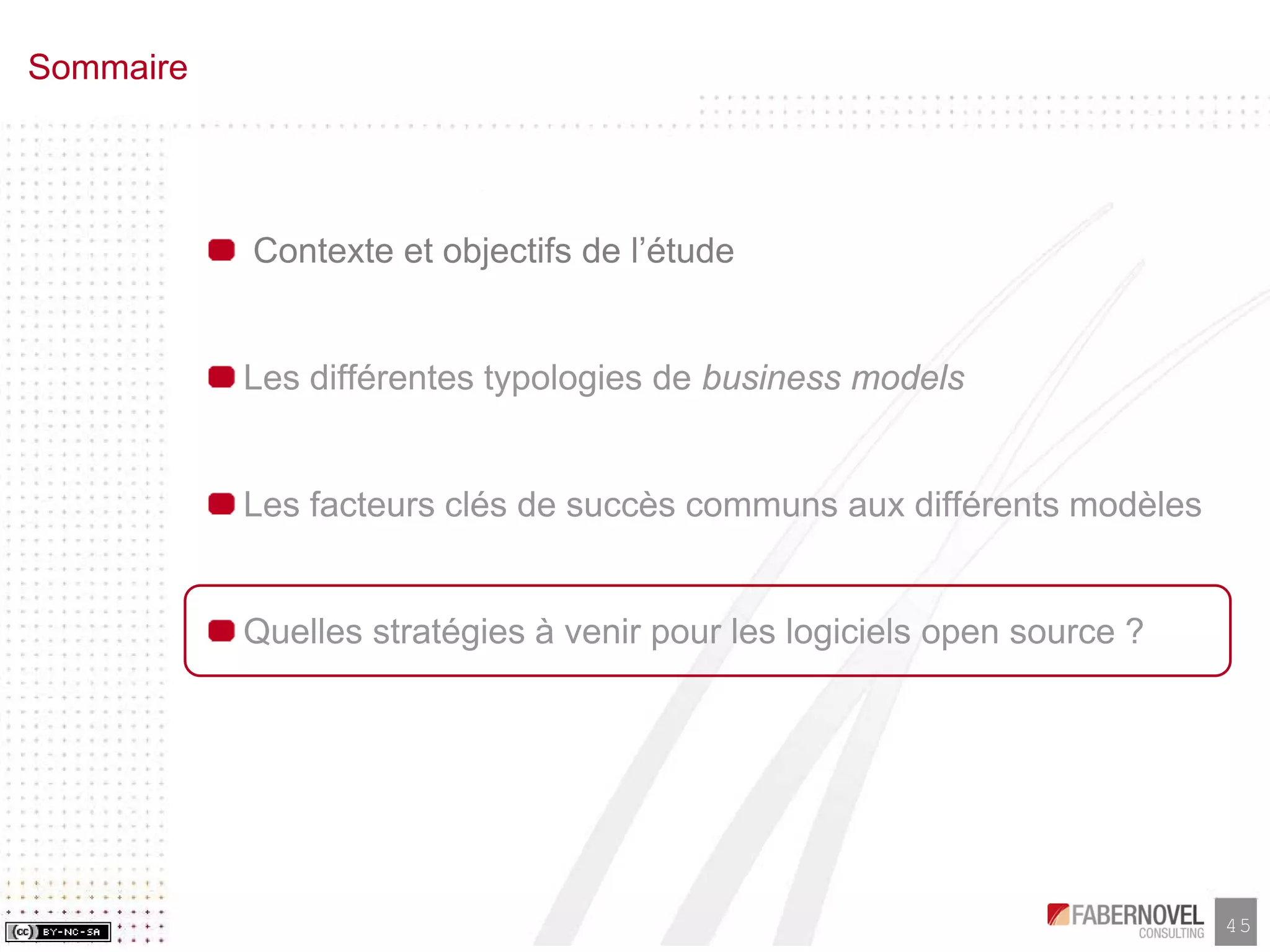 Research Paper-Les Business Models de l'Open Source, faberNovel Consulting