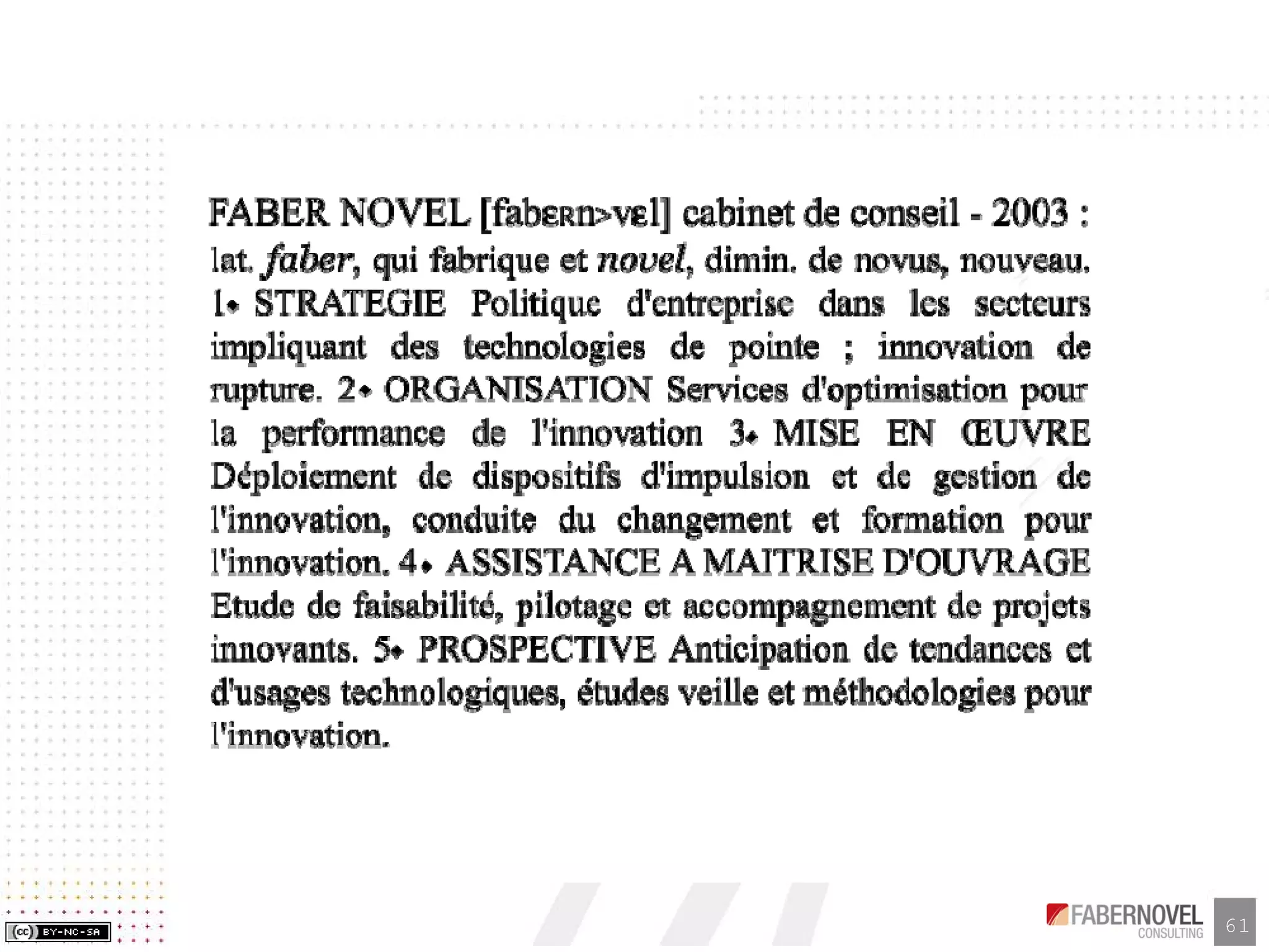Research Paper-Les Business Models de l'Open Source, faberNovel Consulting