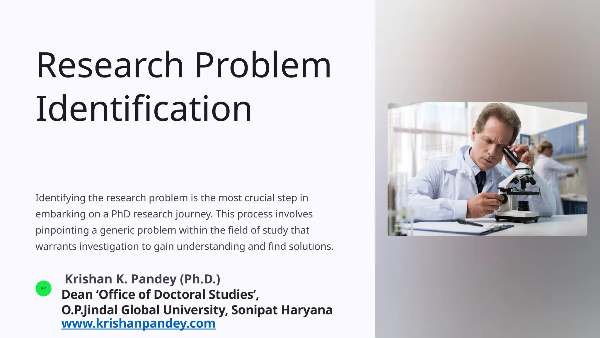 Research-Problem-Identification-process PPT | PPTX | Educational ...