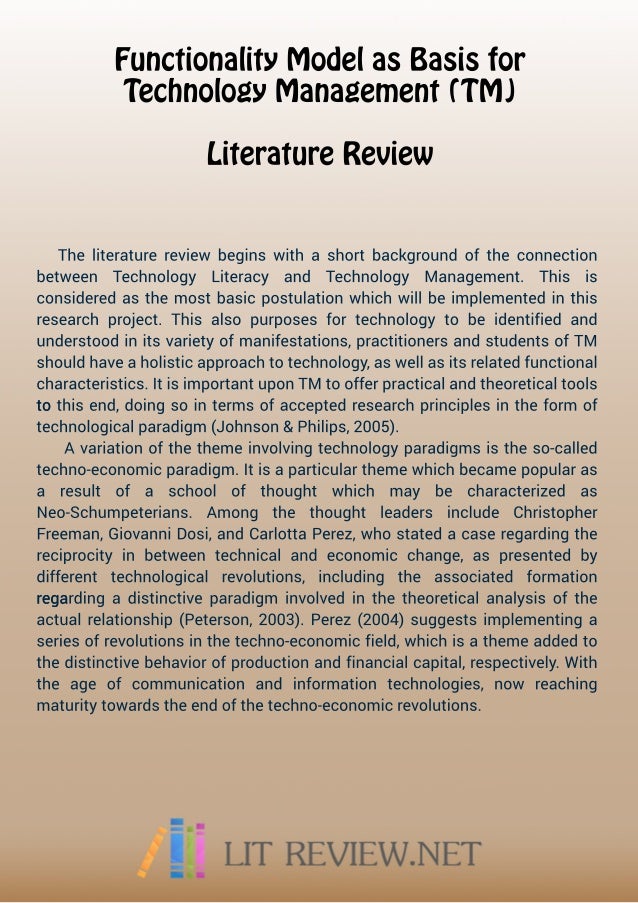 Example of literature review apa style picture