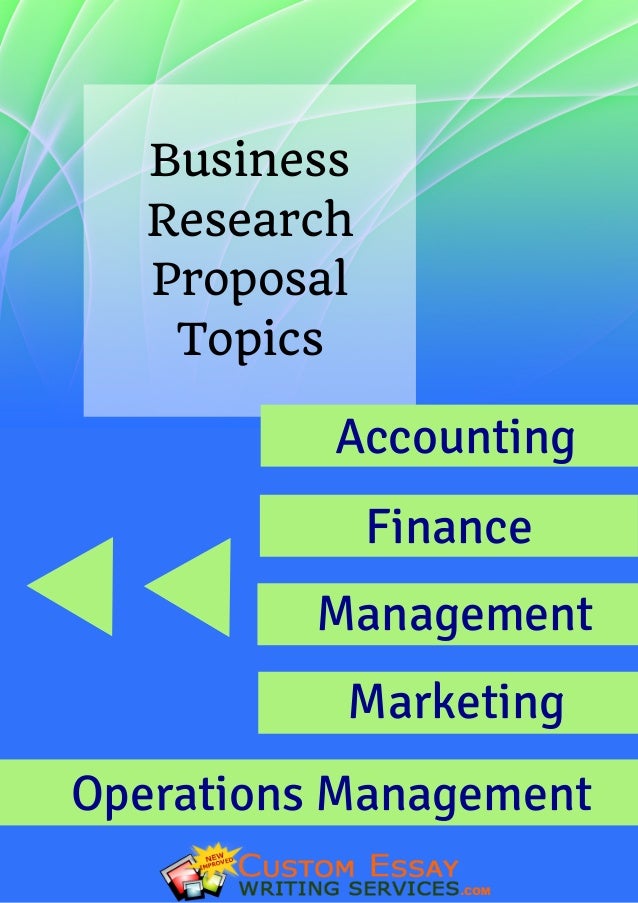 research proposal topics business management