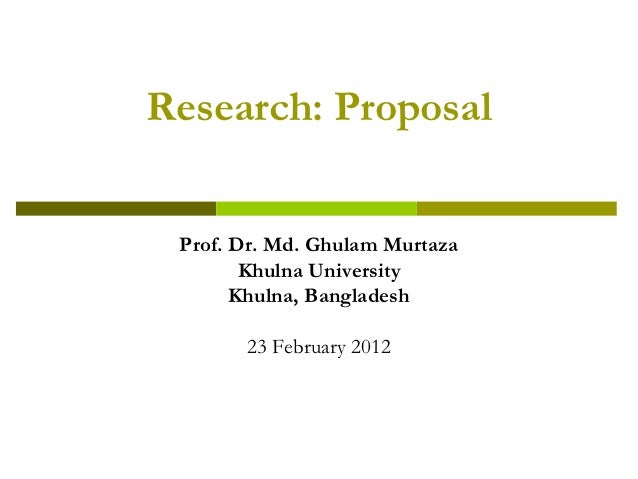 research proposal lecture notes ppt