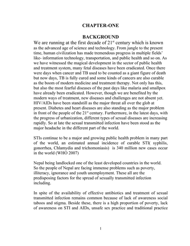 Research Thesis Final Hiv Aids PDF