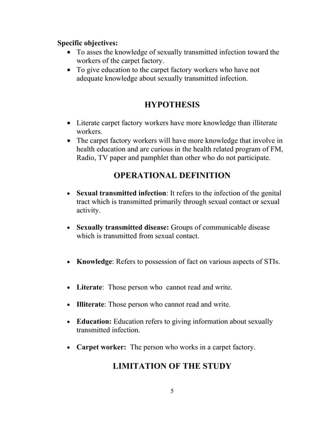 Research Thesis Final Hiv Aids PDF