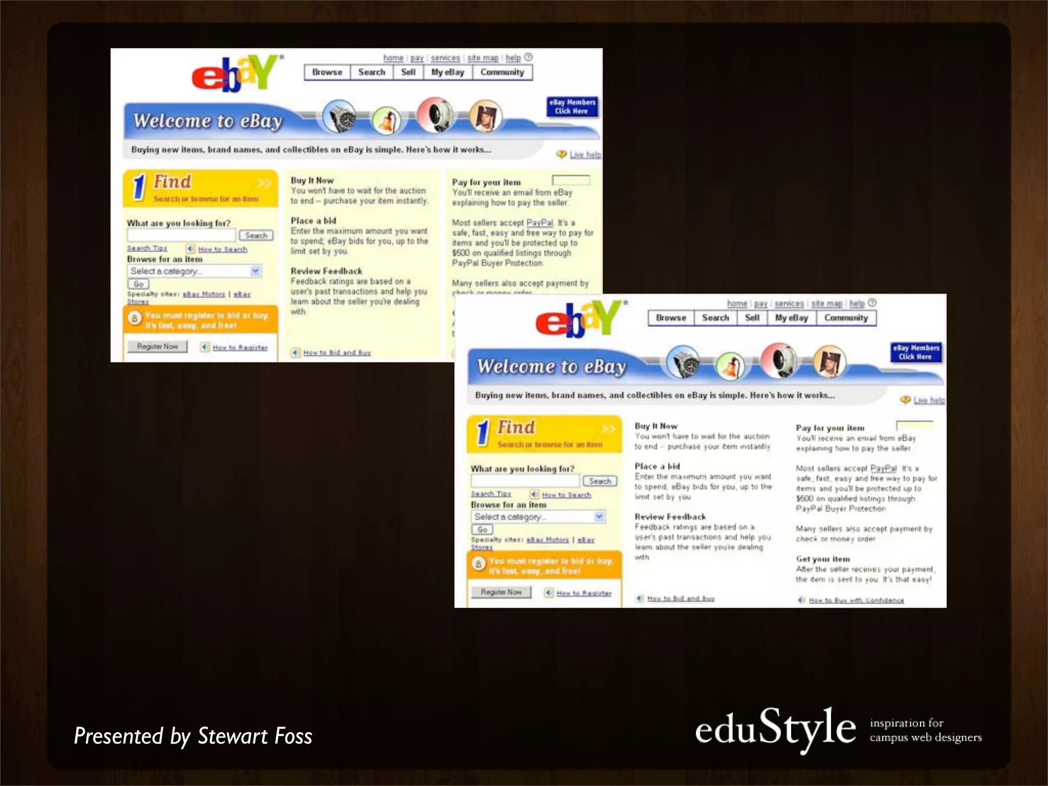 Presented by Stewart Foss
 