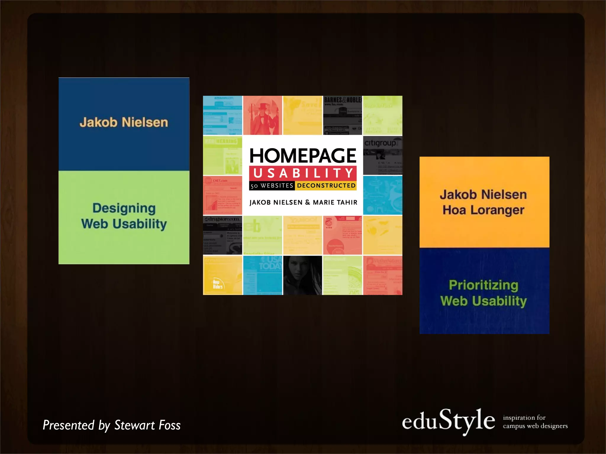 Presented by Stewart Foss
 