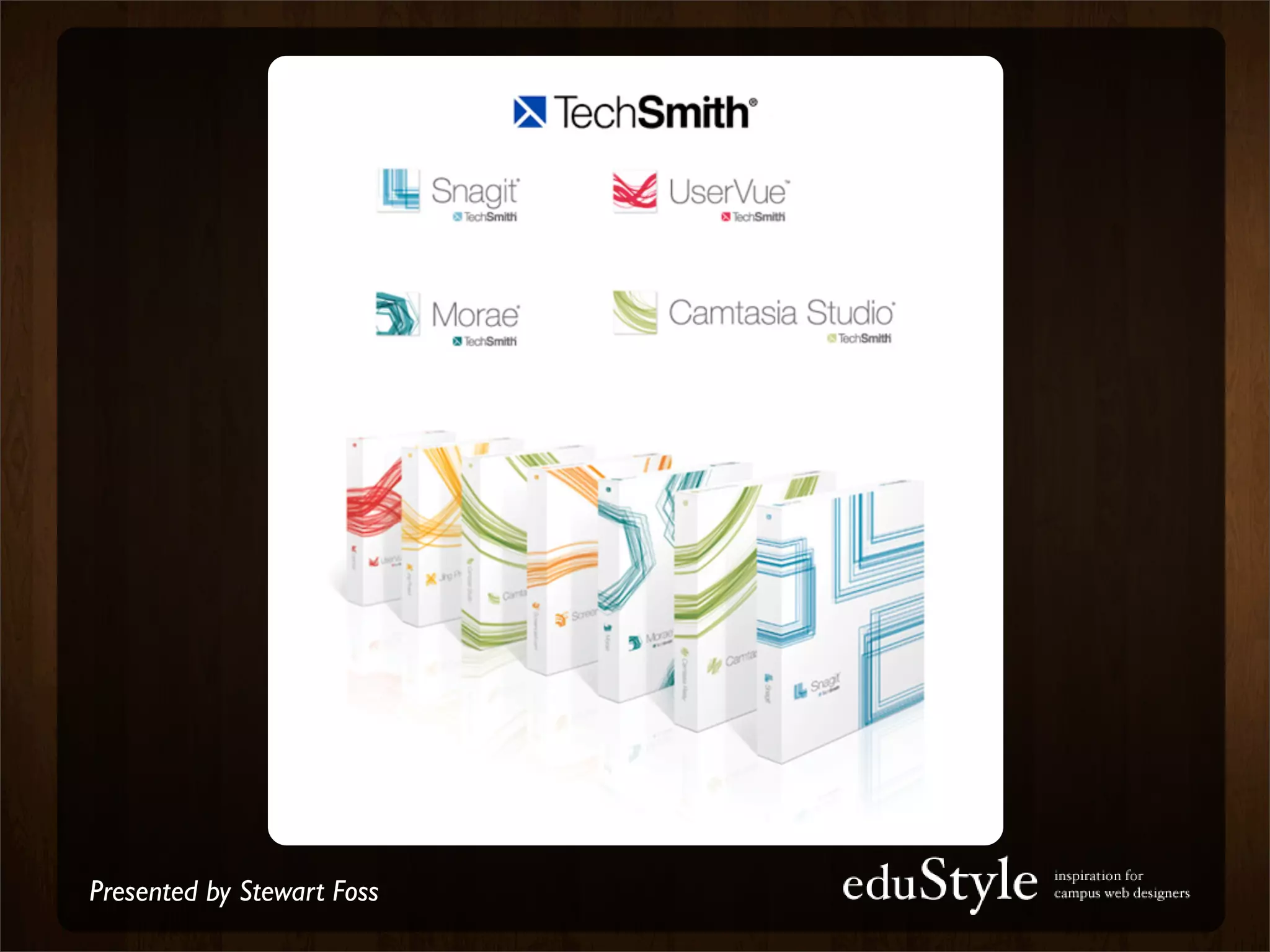 Presented by Stewart Foss
 