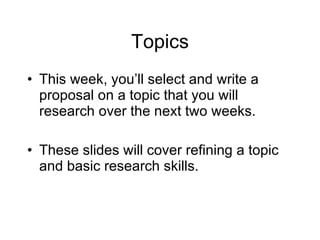 Research notes | PPT | Search | Internet