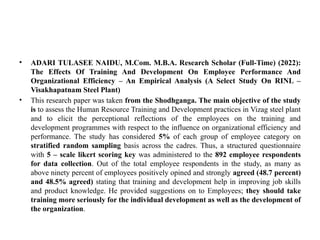Impact of Training and Development on Employee Performance | PPTX