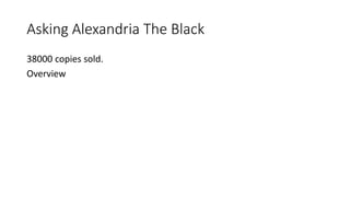 Asking Alexandria The Black
38000 copies sold.
Overview
 