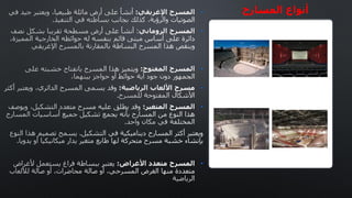‫المسارح‬ ‫أنواع‬
•
•
•
•
•
•
 