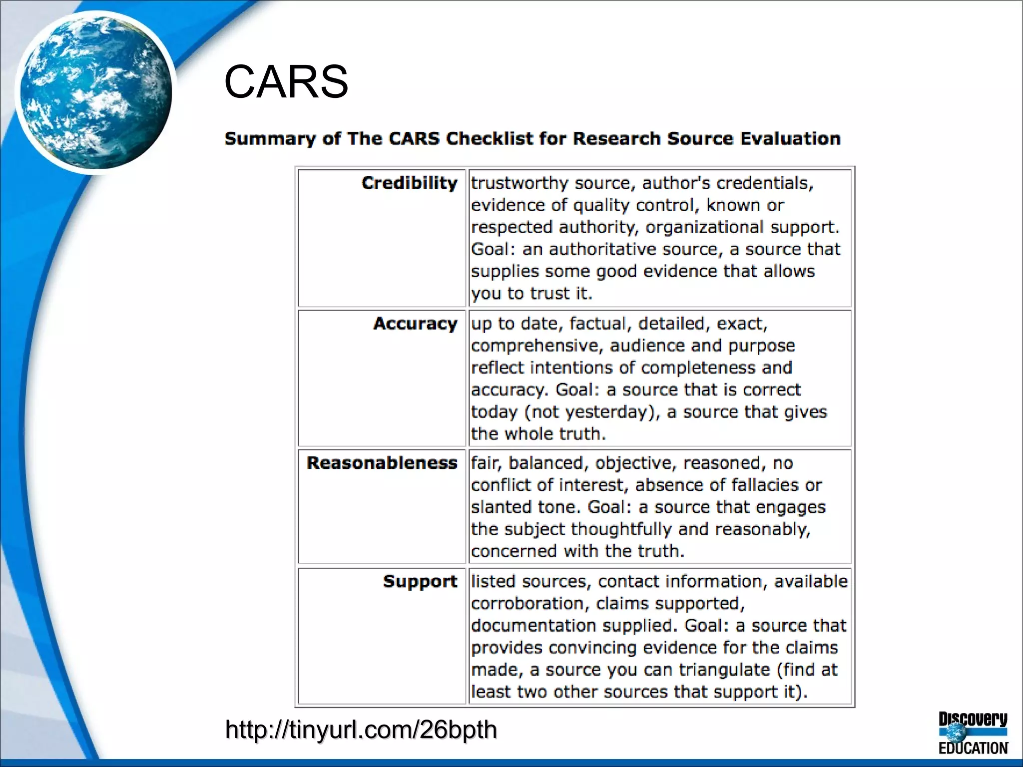 CARS http://tinyurl.com/26bpth 