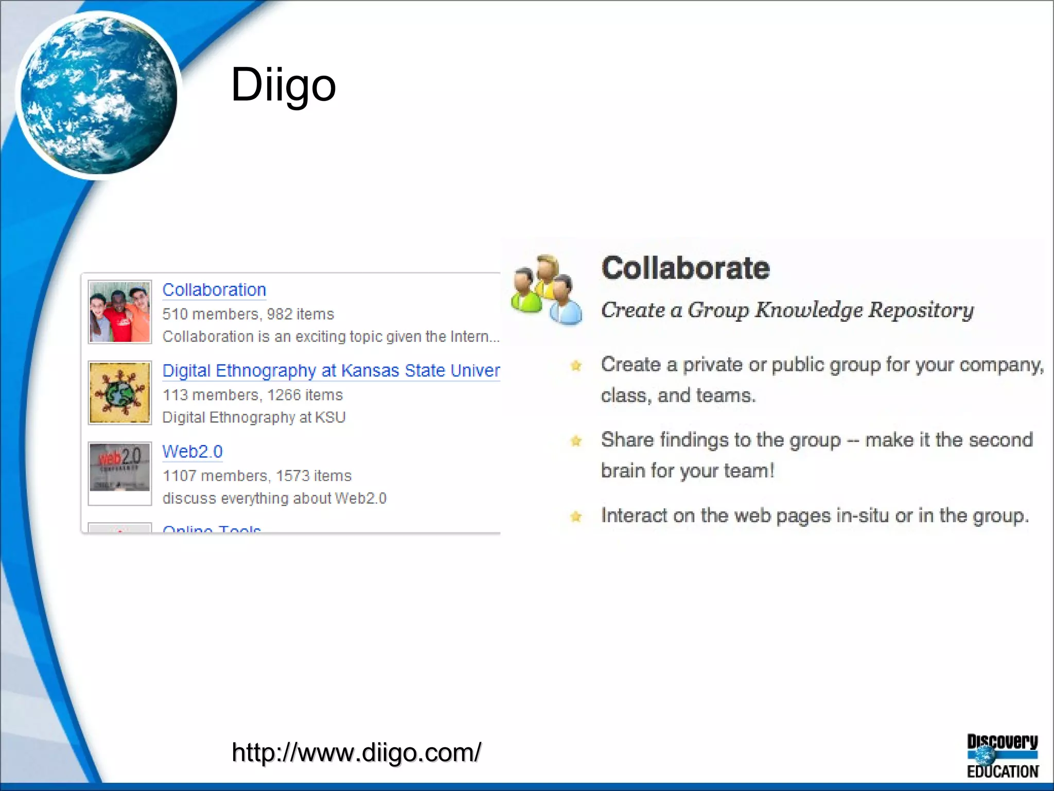 Diigo  http://www.diigo.com/ 