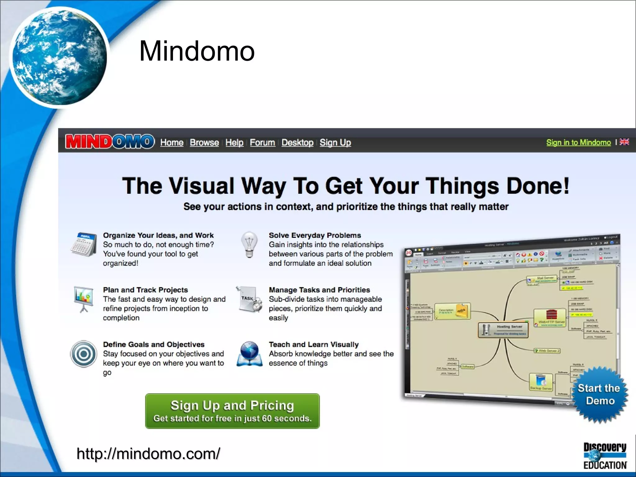 Mindomo http://mindomo.com/ 