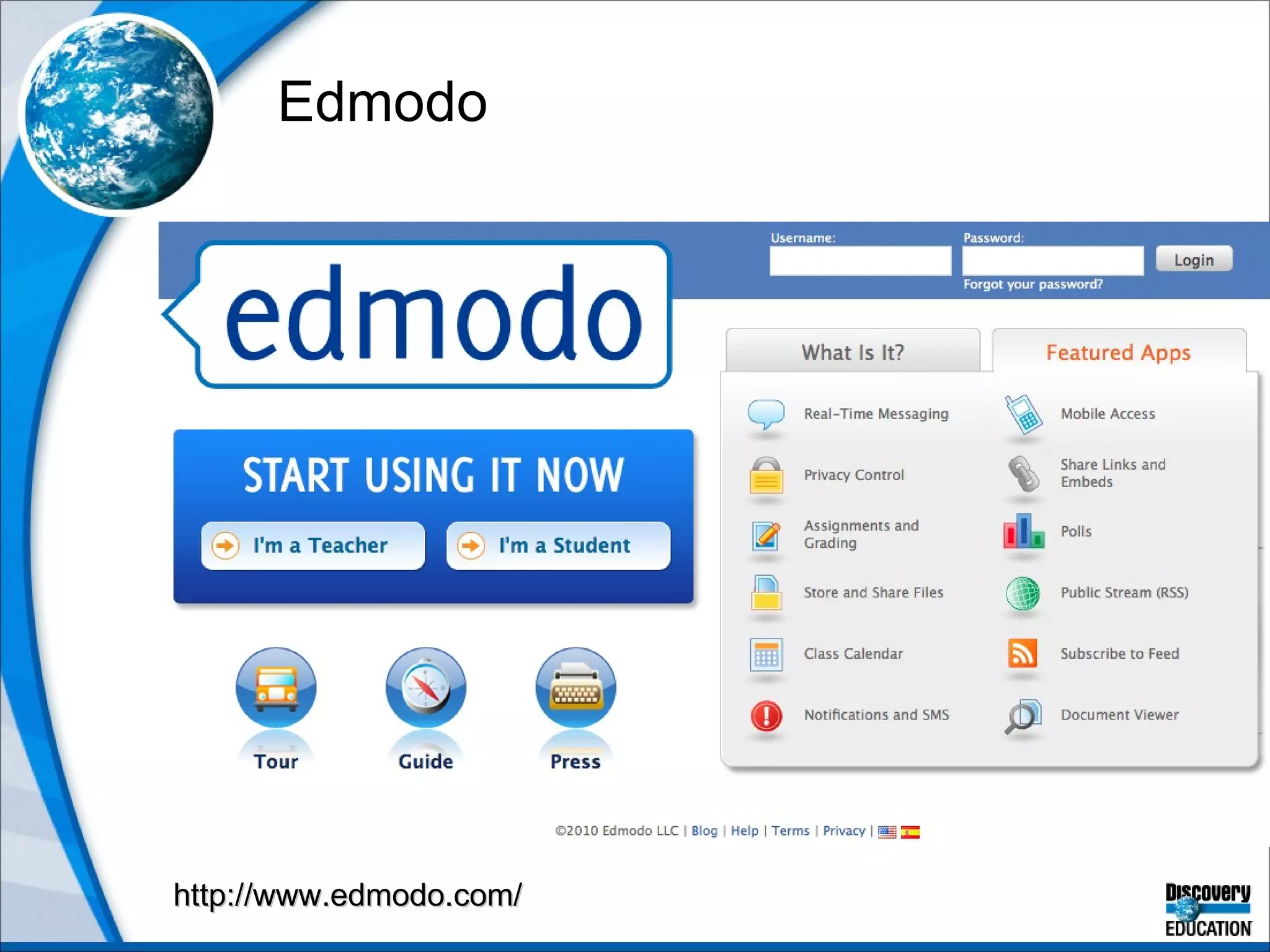 Edmodo http://www.edmodo.com/ 