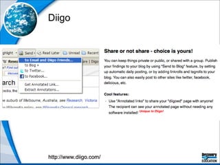 Diigo  http://www.diigo.com/ 