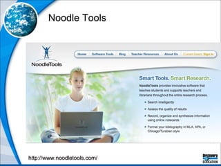 Noodle Tools http://www.noodletools.com/ 