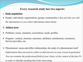 Studies Finding research he systematic investigation into and study of materials and ...