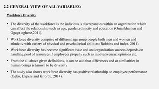 impact of workforce diversity on employee performance | PPTX