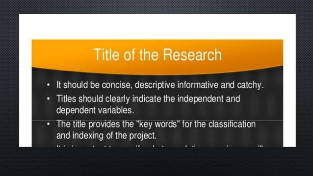 Research proposal | PPT