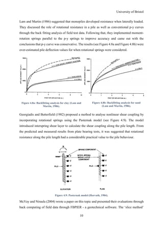 Behaviour and Analysis of Large Diameter Laterally Loaded Piles | PDF