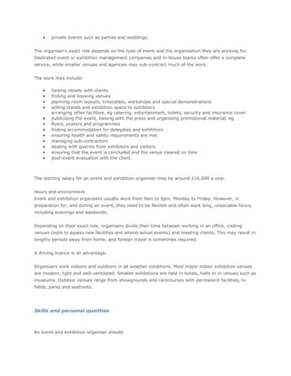 Research 6 job profile creative media