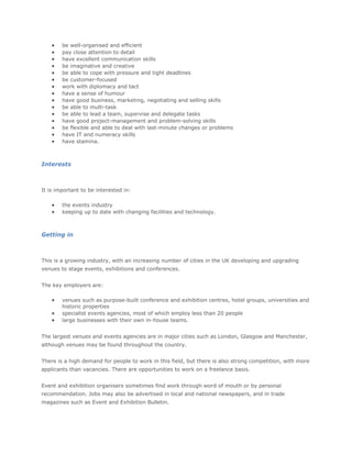 Research 6 job profile creative media