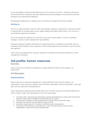 Research 6 job profile creative media