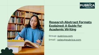 Research Abstract Format with Example for Students Pubrica.pdf
