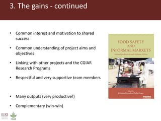 Pains and gains of international research collaboration with academia: Perspectives from an extramural research institute