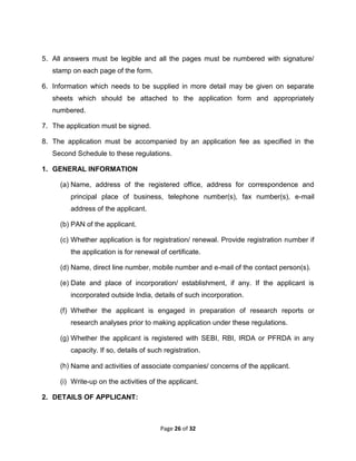 Sebi Isr Forms.pdf Research analysts regulations SEBI | PDF