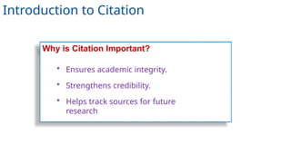 Research and Citation.pptx for research Students | PPTX