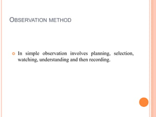 Research and collection of data | PPTX