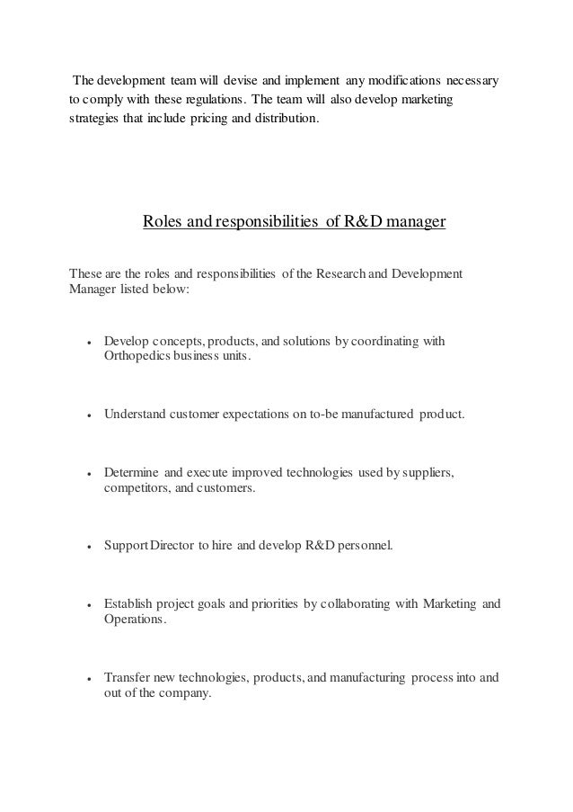 Research And Development