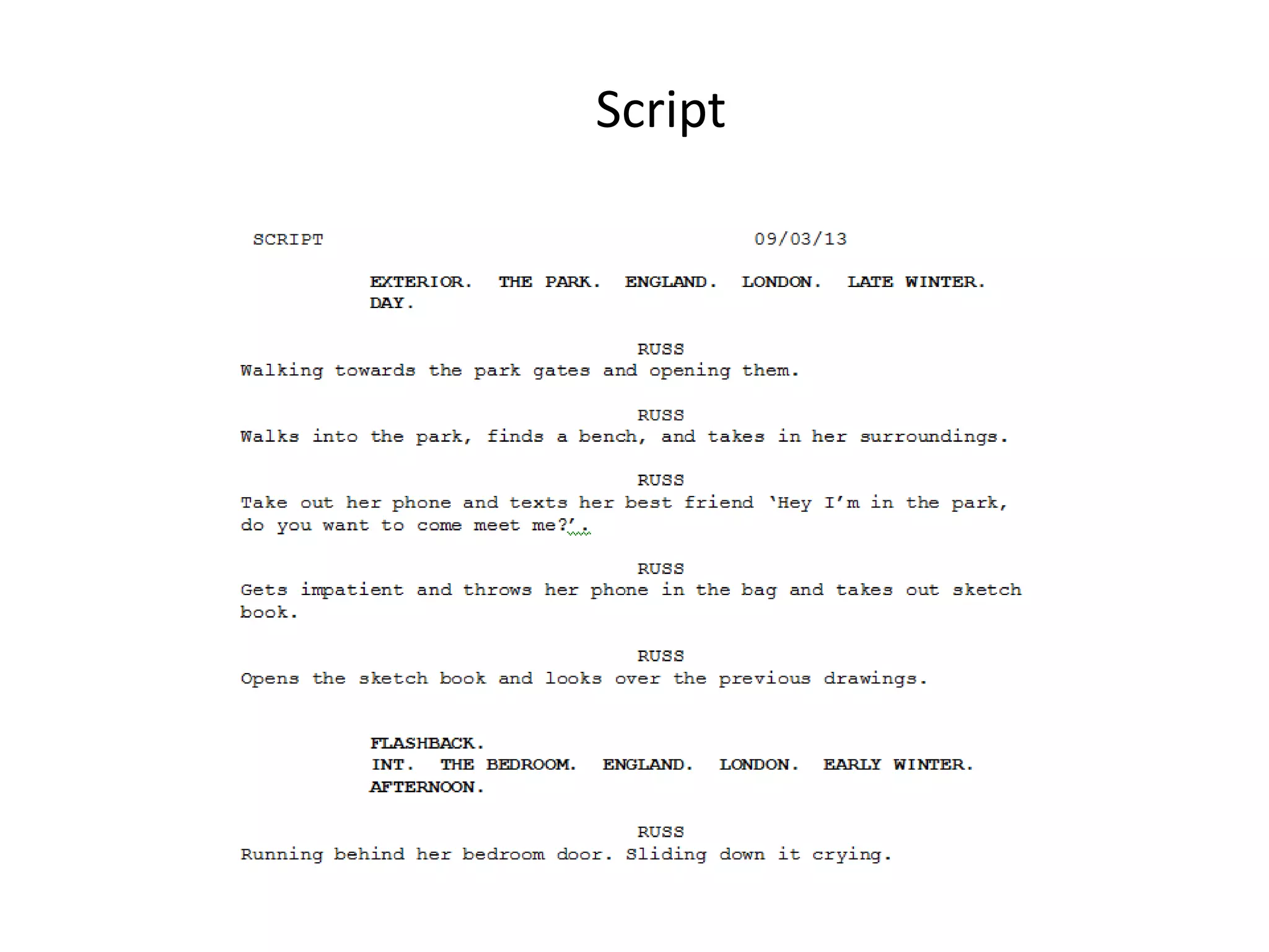 Script
 