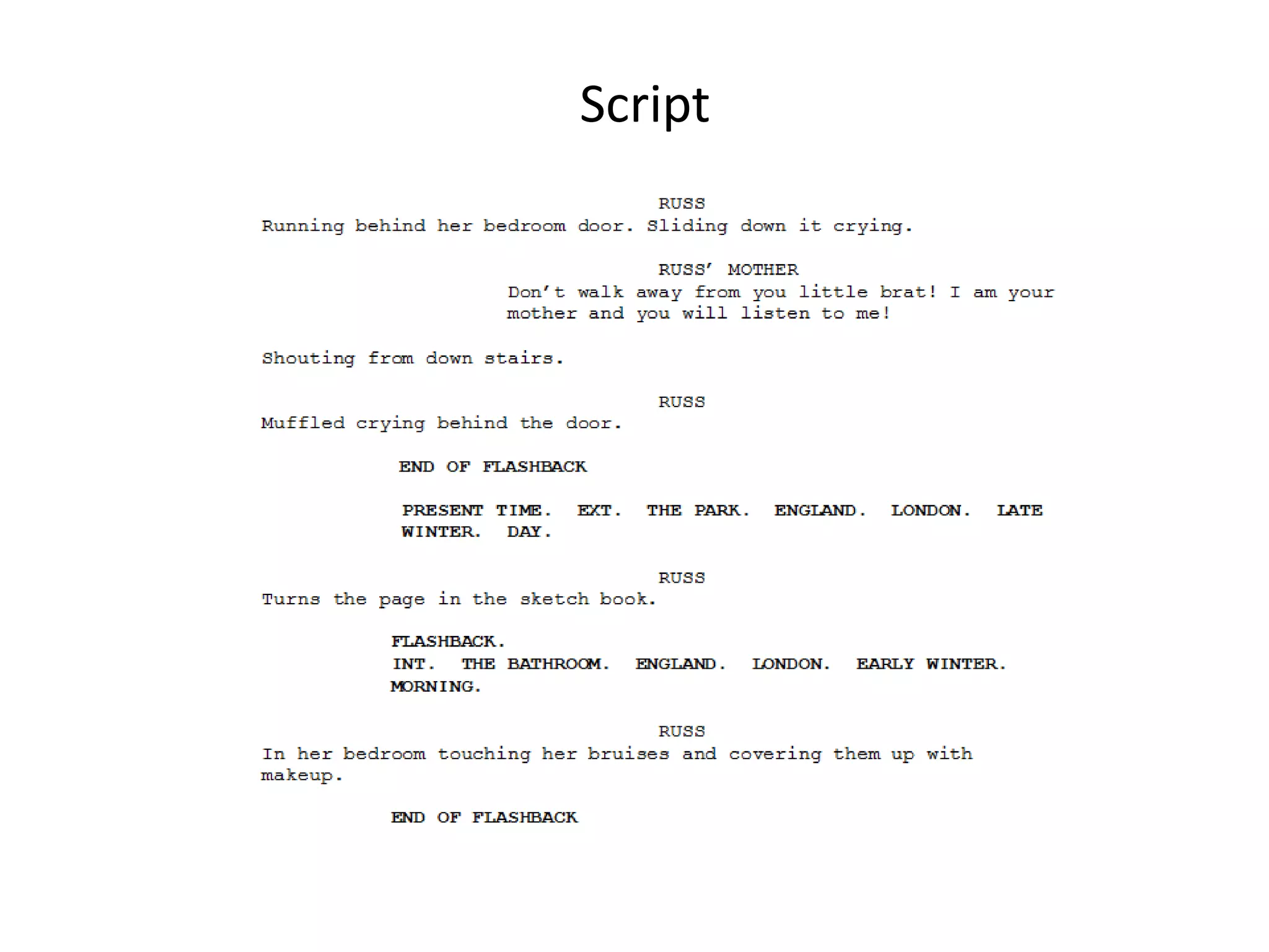 Script
 