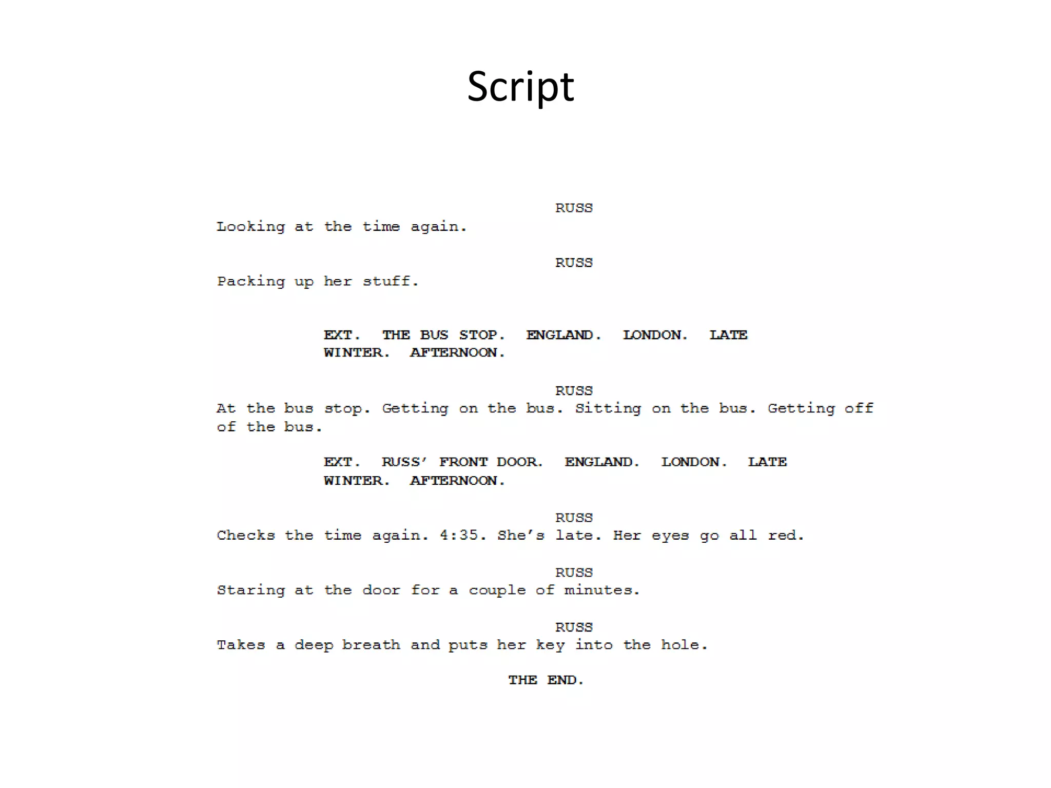 Script
 
