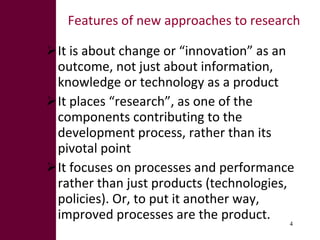 Innovation systems and value chain approaches: From principles to practice