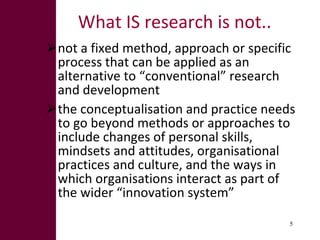 Innovation systems and value chain approaches: From principles to practice