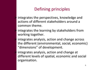 Innovation systems and value chain approaches: From principles to practice