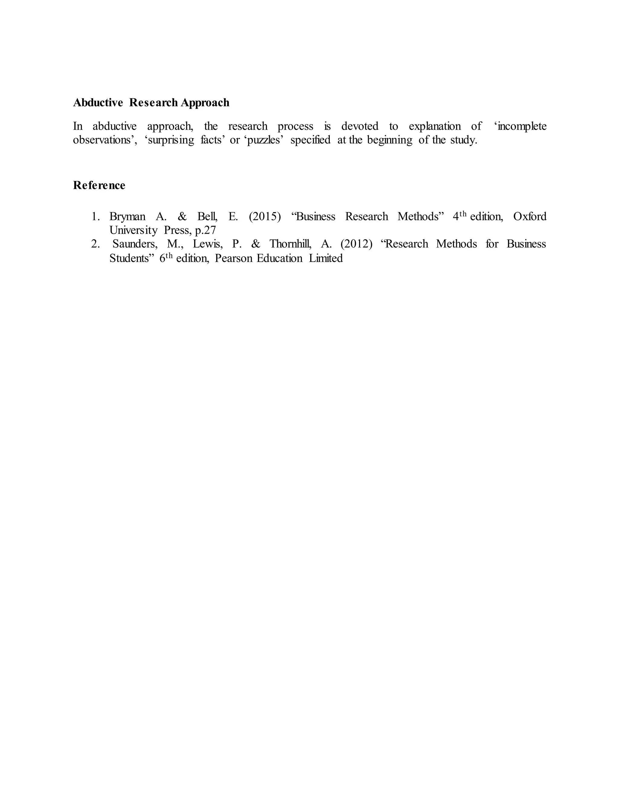Research approaches | DOCX