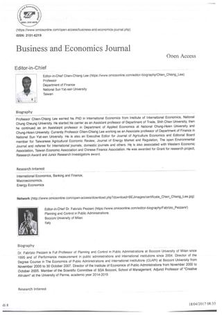 Research article attitudes and skills in business working settings a hr  management tool  m. luisetto 2017 business economic journal editor in chief prof. pezzani bocconi university milan
