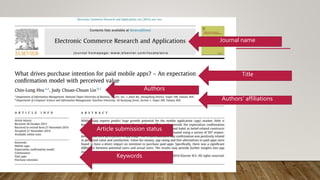 Research article structure | PPTX