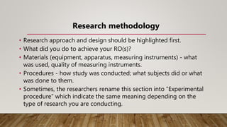 Results
• The technical interpretation of the research results.
• A description of the findings of the study as they perta...