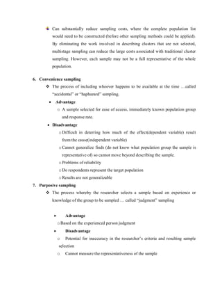 sampling methods in research design | PDF