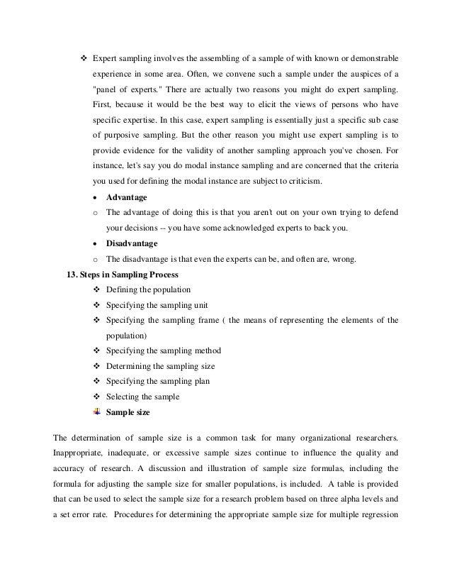 sampling methods in research design