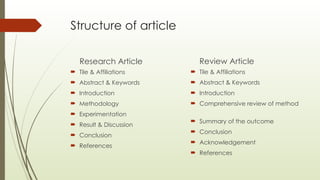 Understanding of Research and Review Article ppt.pptx