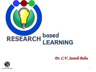 11
Dr. C.V. Suresh Babu
based
LEARNING
 