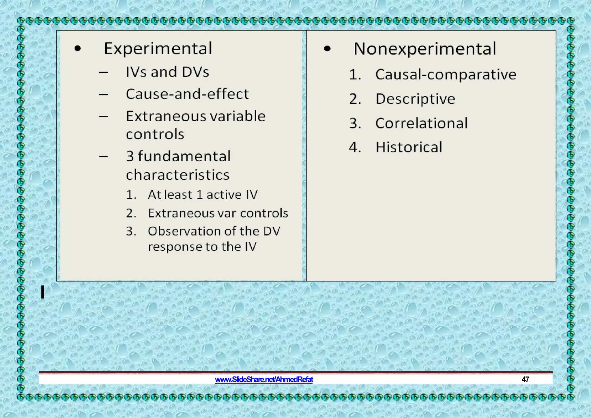 l
www.SlideShare.net/AhmedRefat 47
 